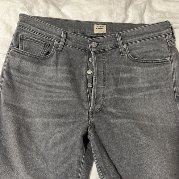 Aritzia citizens of humanity Olivia high rise ankle grey - Picture 2 of 6